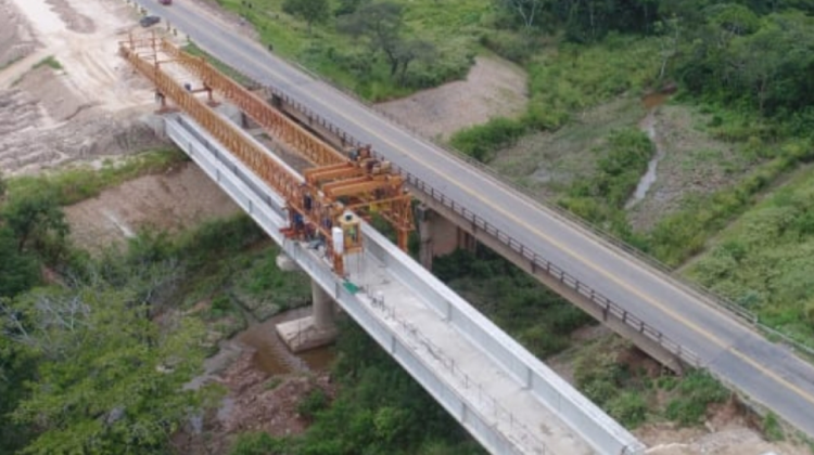 Nuevo puente carretera Montero Yapacaní