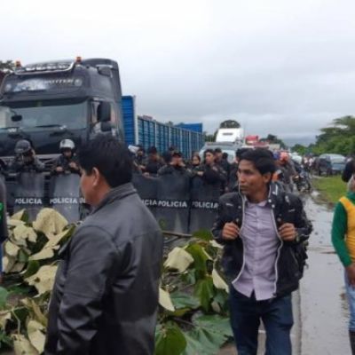 bloqueo en Villa Tunari