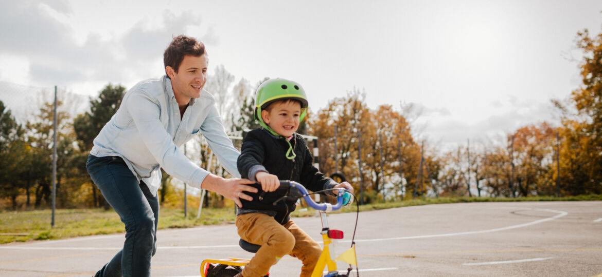 Learning to ride a bicycle