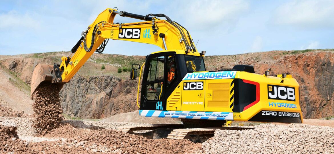 JT20- El prototipo de excavadora JCB 220X de 20 toneladas impulsada con hidrógeno web