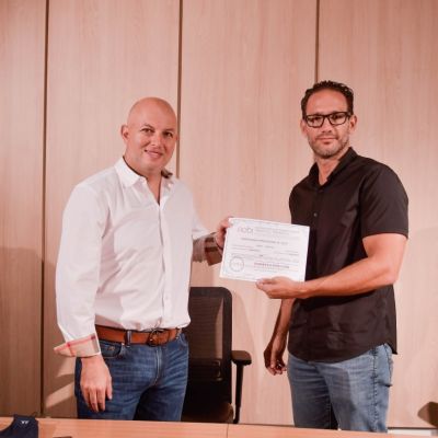 Andres Kieffer y Gustavo Pereira representante de MOBI