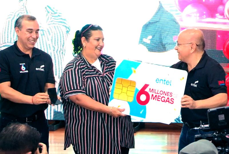 ENTEL cuenta con más de 6 millones de clientes