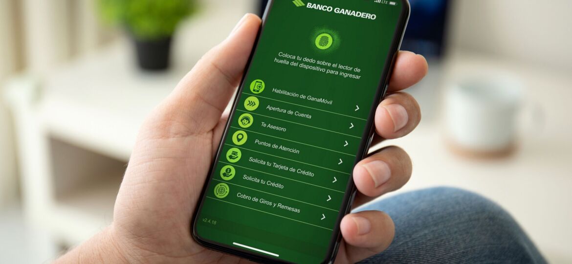 La aplicación GanaMóvil, del Banco Ganadero, ofrece grandes beneficios desde casa