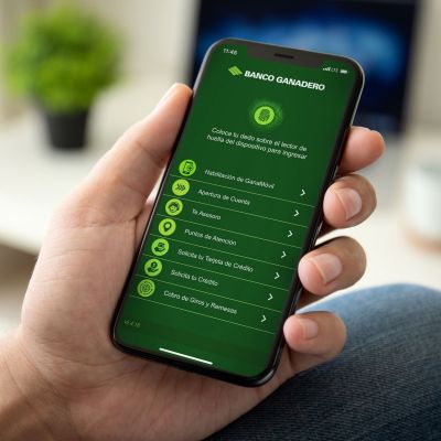 La aplicación GanaMóvil, del Banco Ganadero, ofrece grandes beneficios desde casa