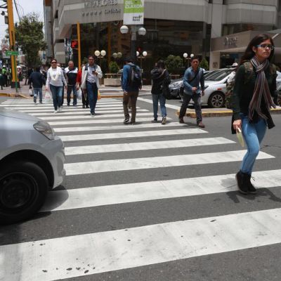 Cuidado con la seguridad vial. Foto referencial