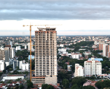 construcción edificio Santa Cruz